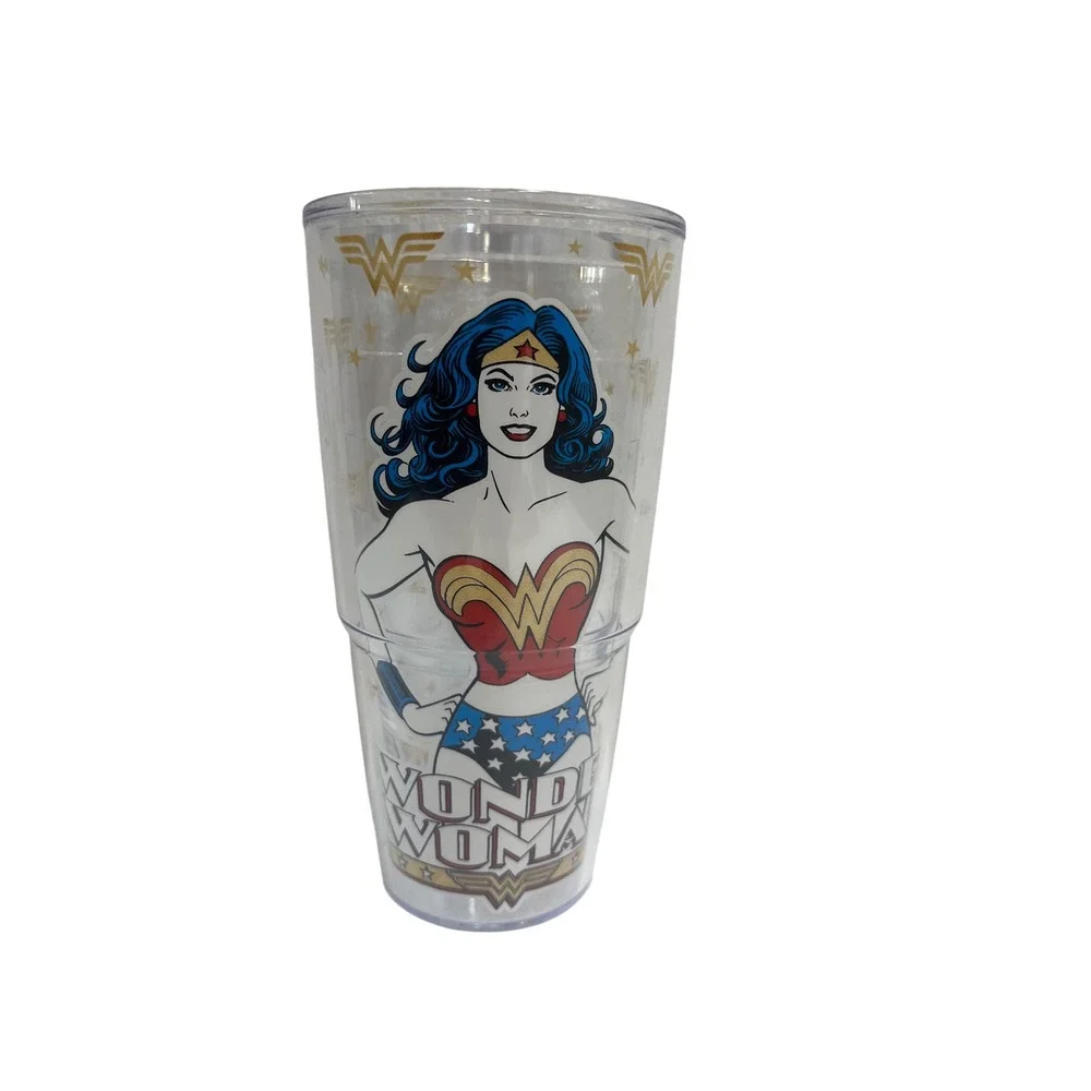 Wonder Woman Tumbler Cup DC Comics‎ Reusable Travel Mug